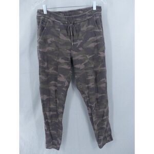 Athleta Womens 8P Jogger Pants Stretch Farallon Camo Pocket Pull On Taper